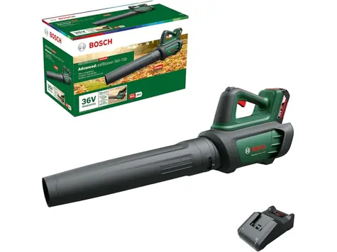 Soplador Bosch AdvancedLeafblower 36V-750: Elimina hojas rebeldes en áreas grandes. 36V, batería de